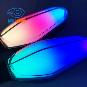 New <strong>LED</strong> Turn Signal Light RGB Color DRL Amber Underglow Projection Lamp Sequential Flowing Flash Indicator Light for Motorcycle - Product Image 1