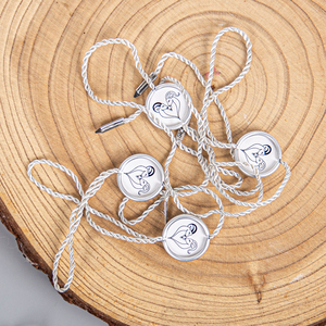 <strong>Custom</strong> Logo Hang <strong>Tag</strong> <strong>String</strong> Design Printed Features Hanging <strong>String</strong> Seal <strong>Tag</strong> for Clothes Shoes Bags Permanent Use - Product Image 5