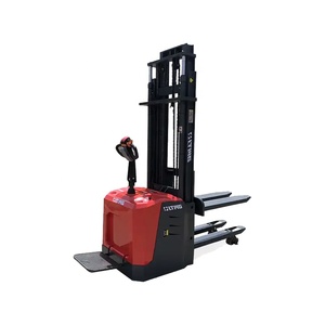 工場販売1.5Ton3Mフル電動スタッカートランシーバーセミ電動パレットスタッカーセルフローディングスタッカー