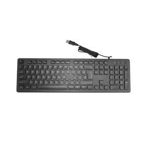 USB 104-Key Full-Size 2,4G Office Silent Computer Keyboard LED Retroiluminado Multimedia Wired Combo con ratón para AIO PC