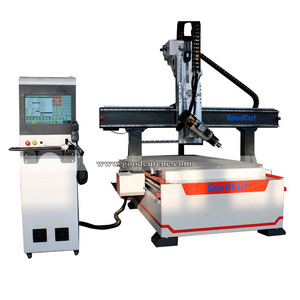 Atc lineal cnc router madera type3 software de placa de pvc grabador con 180 grados de rotación del husillo - Product Image 3