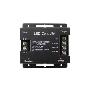 Iron Shell RGB Controller RF Dc12-24V 12A LED RGB Strip Controller 4A * 3 Kanäle für LED Strip Light Lampe