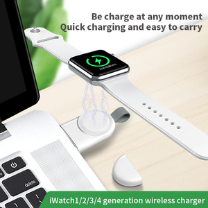 ที่ชาร์จแม่เหล็กไร้สายแบบพกพาสำหรับ Apple Watch ใช้ได้กับรุ่น9 8 7 6 5 4-สำหรับการเดินทางเจ้าของนาฬิกาอัจฉริยะ - Product Image 3