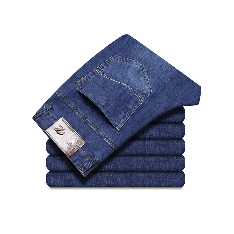 Classic men's blank design denim jeans wholesale