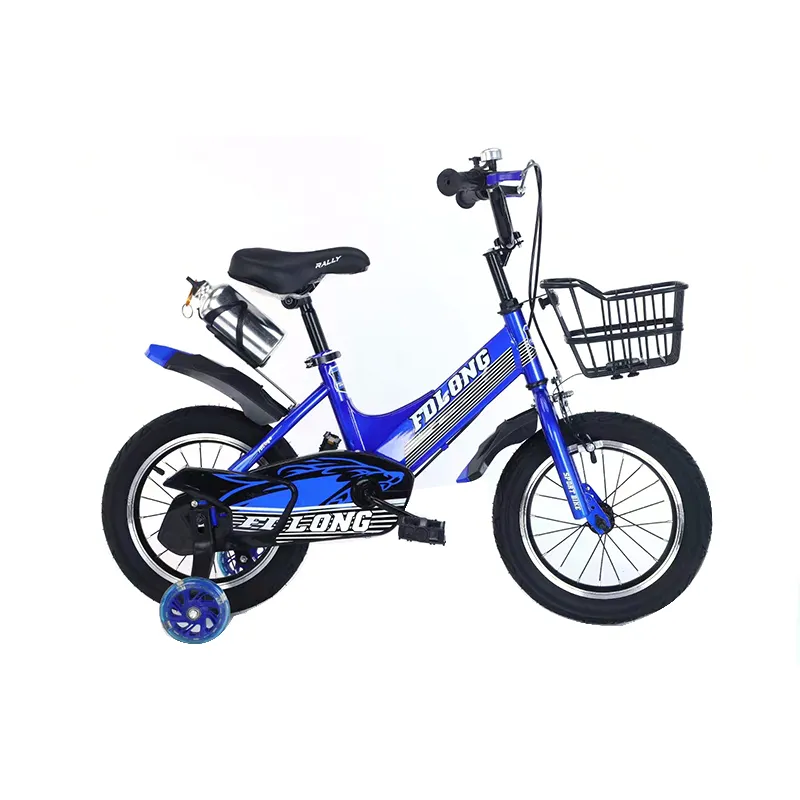 Cool Design per bambini bici con cestino anteriore e telaio bottiglia posteriore 12/14/16/18/20 pollici ragazzo e ragazza bambino bicicletta