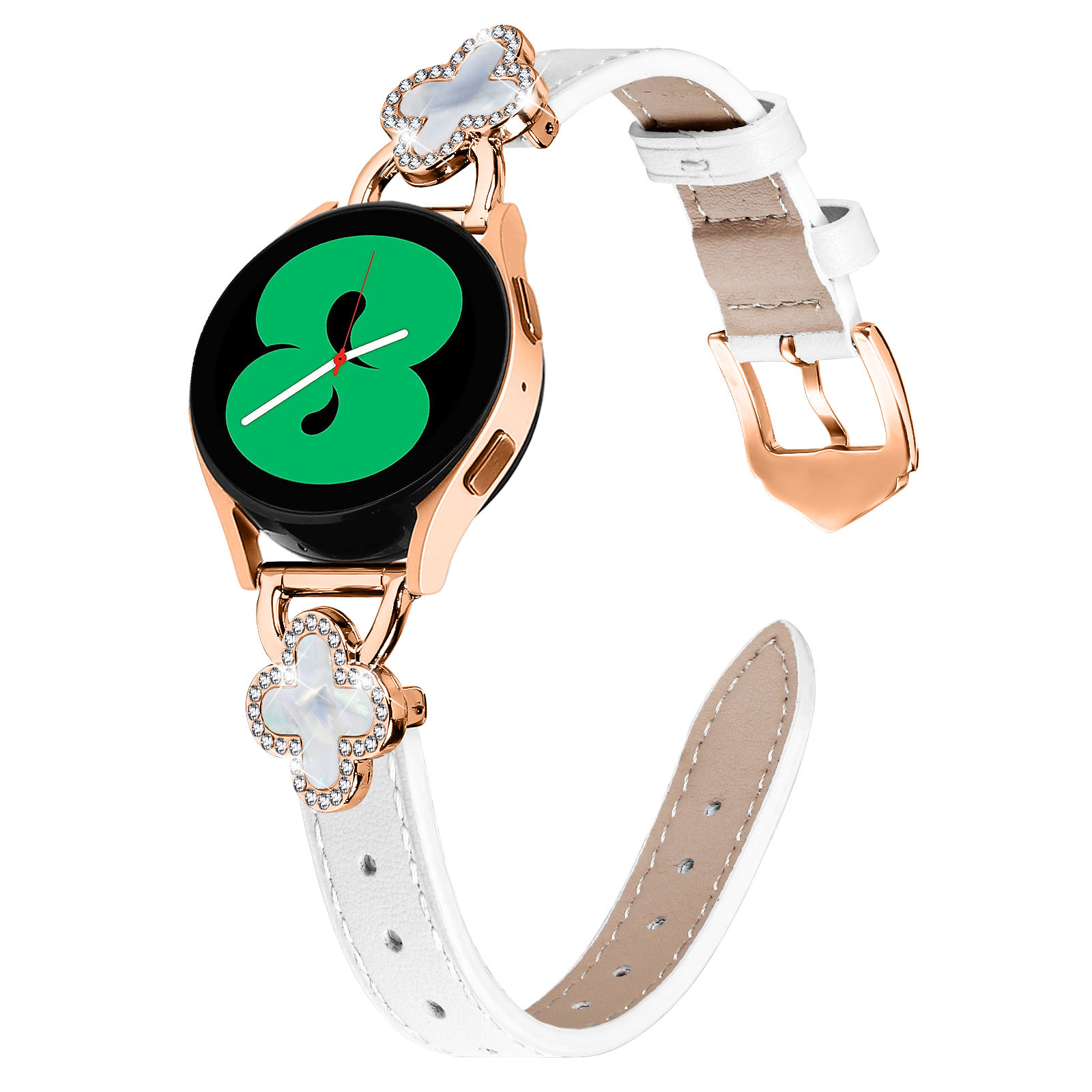 White(Rose Gold Colorful Shell)