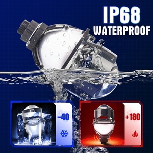 LP23ไฟหน้า H7 LED 2.5นิ้ว110W 12V 10000LM 6000K ระบบไฟส่องสว่างอัตโนมัติโปรเจคเตอร์ Bi LED - Product Image 6