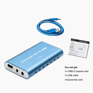 Haiwei USB2.0/ 3.0 <strong>HDMI</strong> 4K30Hz Video Capture <strong>HDMI</strong> to USB Video Capture Card Game Streaming Live Stream Broadcast with MIC <strong>Input</strong> - Product Image 6