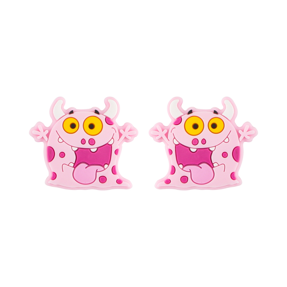 SA224ลูกปัดโฟกัสมอนสเตอร์สีชมพูสำหรับเด็กทารก