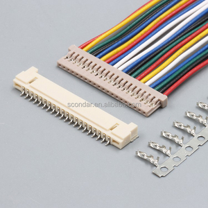 1,25mm SMD-rechtwinkliger Header Kompatibel mit DF14 DF14A 6P 15P 20P Hersteller von kunden spezifischen Kabelbäumen für Platinen - Product Image 5