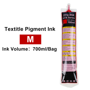 Xcellent Dubbele Witte 700Ml Tekst Pigment Inkt Dtg Inkt Zak Met Chip Voor Broer Gtx-Serie Printer - Product Image 5