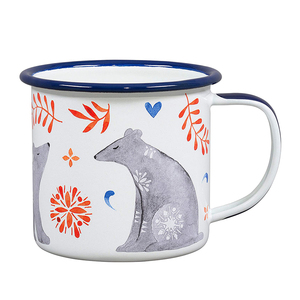 Mini Nhỏ Retro Sữa Ăn Sáng Cà Phê Sáng Tạo Bụng Gốm Men Cốc Có Tay Cầm - Product Image 1