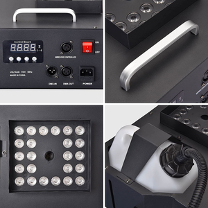 Fantastic Quality Durable Smoke Machine 1500W 24*3W <strong>Rgb</strong> 3 In1 <strong>LED</strong> up Fog Machine with DMX512 and Remote Control - Product Image 3
