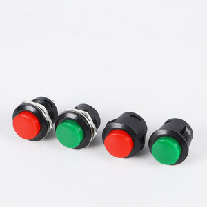 R13-507 OFF-(Momentary ON) 16mm Multiple Colors Plastic Embedded <strong>Push</strong> <strong>Button</strong> Reset <strong>Switch</strong> - Product Image 1