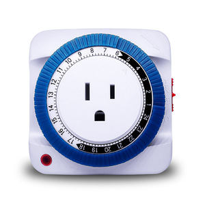 24 ore Timer presa corrente corrente meccanica interruttore Timer presa a parete energia di protezione - Product Image 1