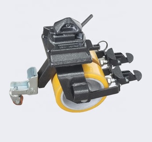 Ruedas para contenedores de poliuretano con núcleo de hierro de doble rueda de 6 ~ 12 pulgadas, adecuadas para carga y descarga de contenedores en puertos y - Product Image 2