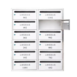 住宅用アパート商用メールボックスUsps承認金属マルチユニットメールボックス屋外 - Product Image 2