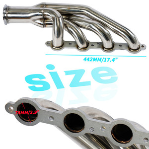 97-14スモールブロックV8LS LS1 LS2LS3エキゾーストシステムステンレス鋼用ヘッダーターボエキゾーストマニホールド - Product Image 3