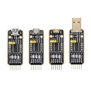 USB <strong>to</strong> <strong>UART</strong> <strong>Module</strong>, Micro / Mini / Type-A / Type-C Connectors, High Baud Rate Transmission - Product Image 1