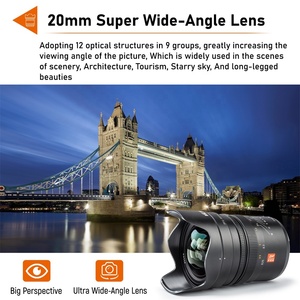 Viltrox 20mm F1.8ASPHカメラレンズ超広角マニュアルフォーカスフルフレーム大型絞りレンズ (ニコンZマウントカメラZ6Z7用) - Product Image 4
