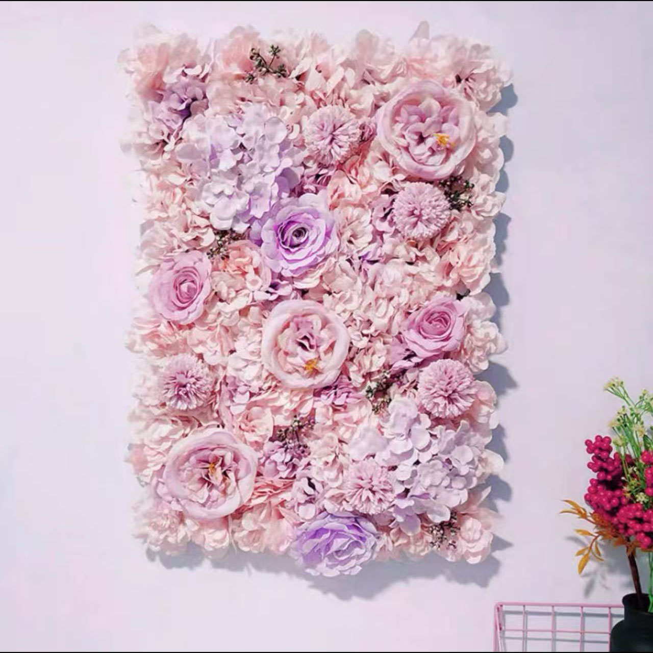 Mur rose pourpre clair 0.4m * 0.6m