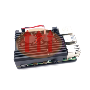 <strong>Raspberry</strong> <strong>PI</strong> 4B Metal <strong>case</strong> Aluminum alloy <strong>case</strong> with dual fan efficient heat dissipation protective <strong>case</strong> 3B model optional - Product Image 4