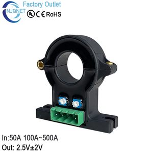 Salida de 2,5 ± 2V Entrada ± 50A ± 100A 200A 300A 500A Transductor de corriente CC Transformador de corriente Hall Sensor de corriente de núcleo dividido - Product Image 6