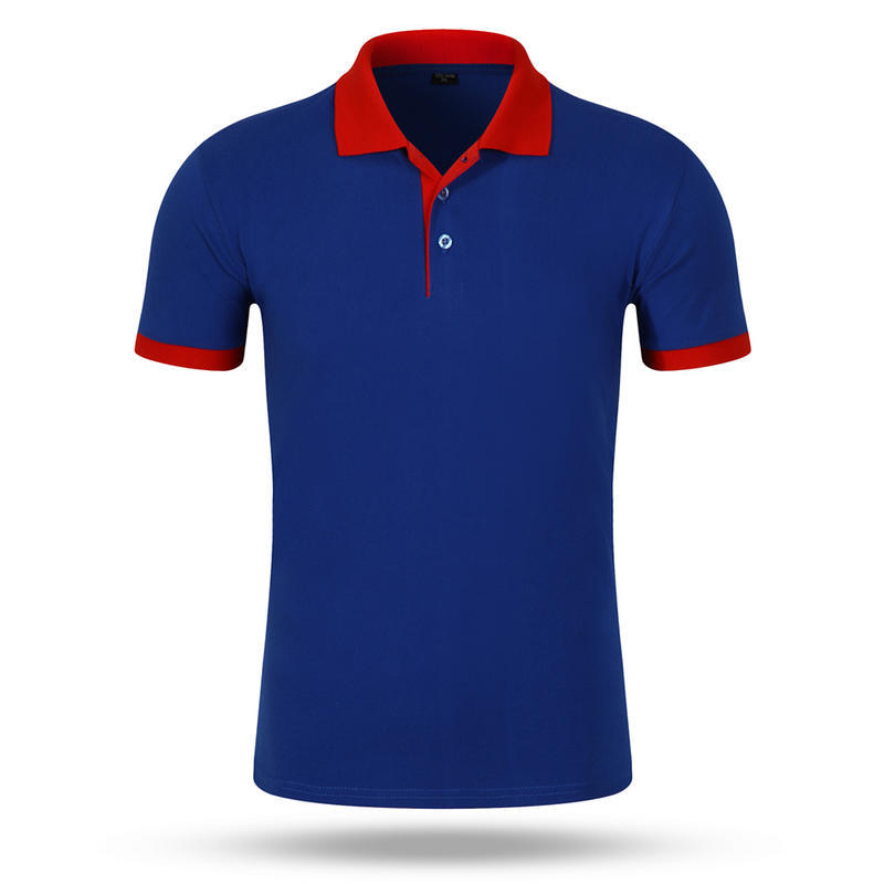 Bleu roi à rayures rouges