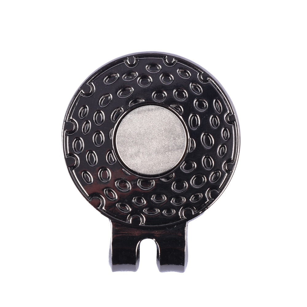Single cap clip without ball mark-black