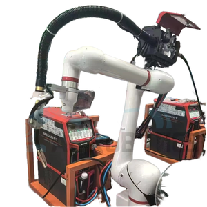 Facile programmazione 6 assi 10kgs 1455mm di saldatura collaborativa Robot con stazione di lavoro Trolley