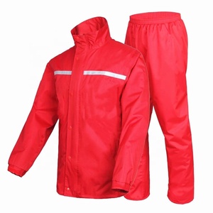Polyester Waterproof Rain Wear Coat Rain <strong>Jacket</strong> Trouser Rain Suit Rainsuits Raincoat