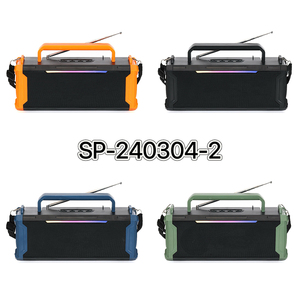新设计SP-240304-2卡拉ok扬声器调频收音机RGB太阳能便携式扬声器带麦克风 - Product Image 6