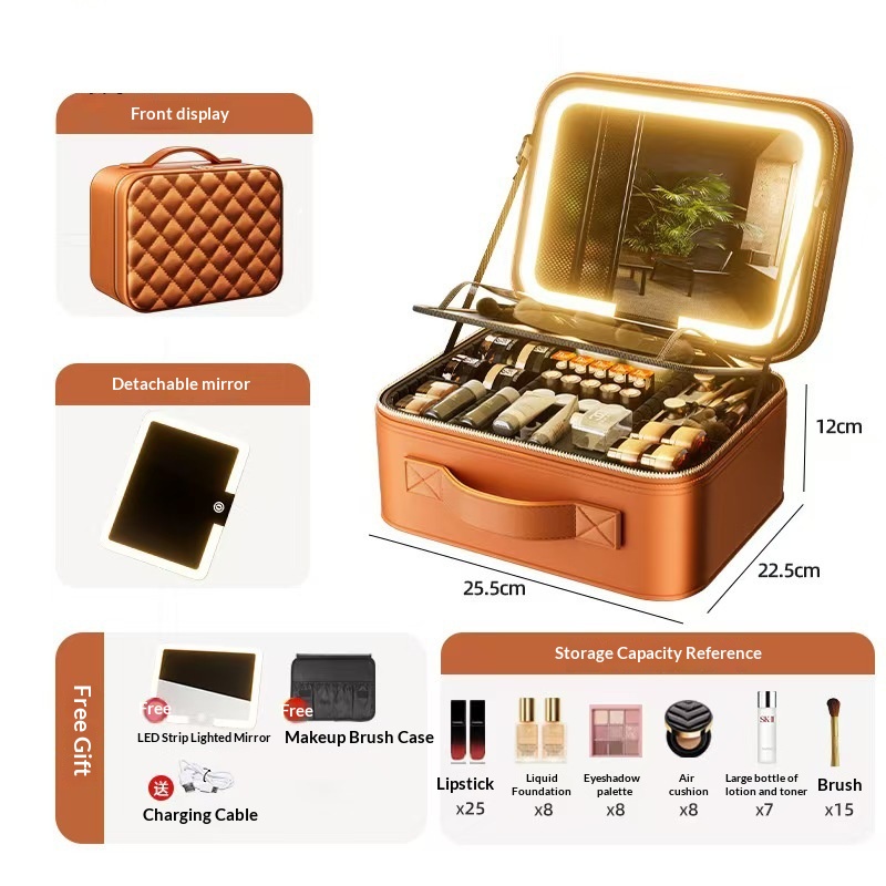 Cloison combinée complète sans miroir Brown-diamond-4k