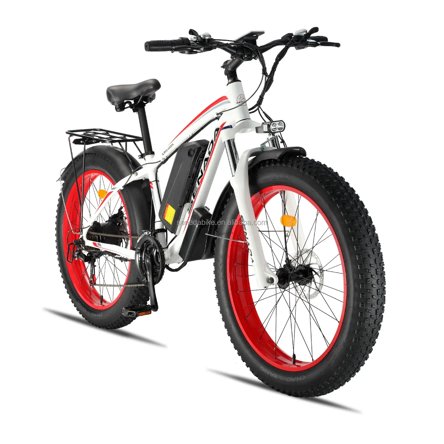 26" x 4" 1000w Rear Hub Motor Disc Brake fat tire mountain electric bike for sale