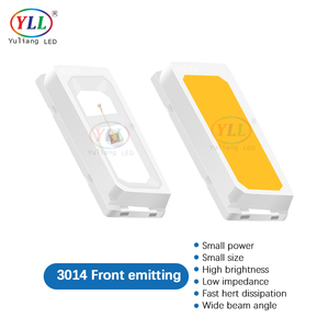 Shenzhen fabrika 3014 ön süper akı Epistar çip yüksek güç 0.1W yeşil sarı beyaz SMD araba aydınlatma LED şeritler için Led - Product Image 2