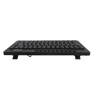 Banda K1000 teclado Multimedia con cable teclado impermeable para juegos Mini portátil PC hogar Oficina USB teclado con cable árabe/Inglés - Product Image 5