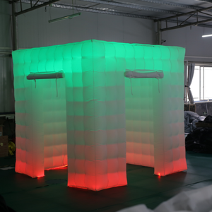 เต็นท์ซุ้มซุ้มภาพเป่าลมสีดำแบบ360สำหรับตกแต่งงานเลี้ยงงานแต่งงาน - Product Image 1