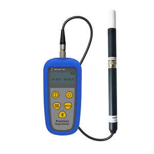 Medidor de temperatura y humedad de referencia estándar digital de mano higrómetro con sensor - Product Image 1
