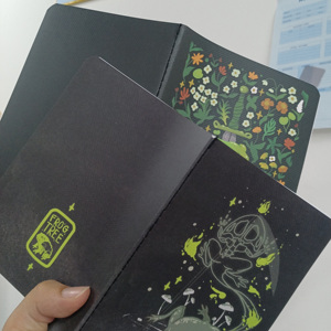 Diario personalizzato del libro con Logo personalizzato del taccuino con rilegatura a spirale a foglia larga o cucitura a sella per regalo aziendale - Product Image 6