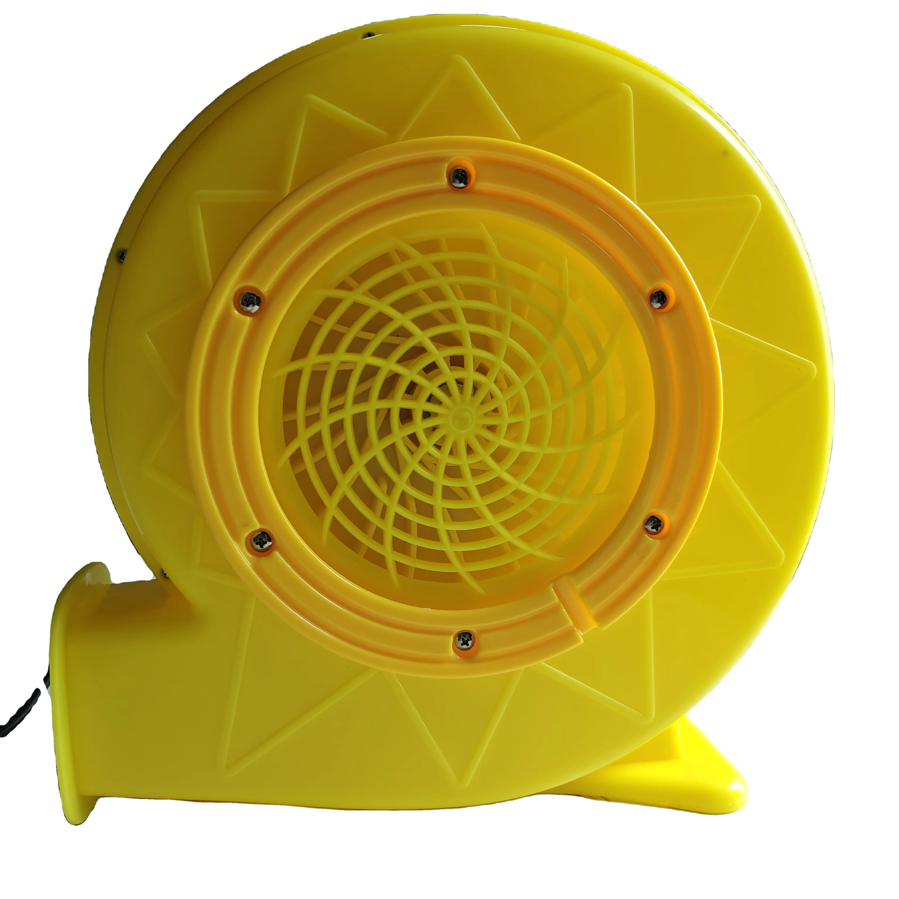 550W sessiz elektrikli endüstriyel santrifüj hava üfleyiciler Fan motoru sarı plastik 230V hava üfleyici kurutma arabalar için orta basınç