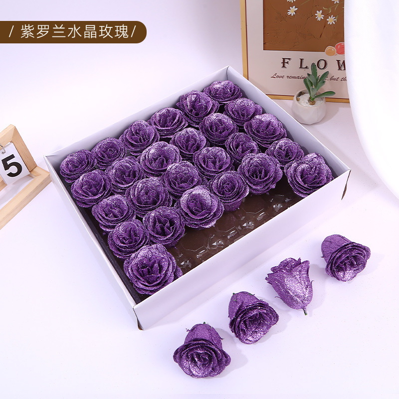 Rosa di cristallo viola