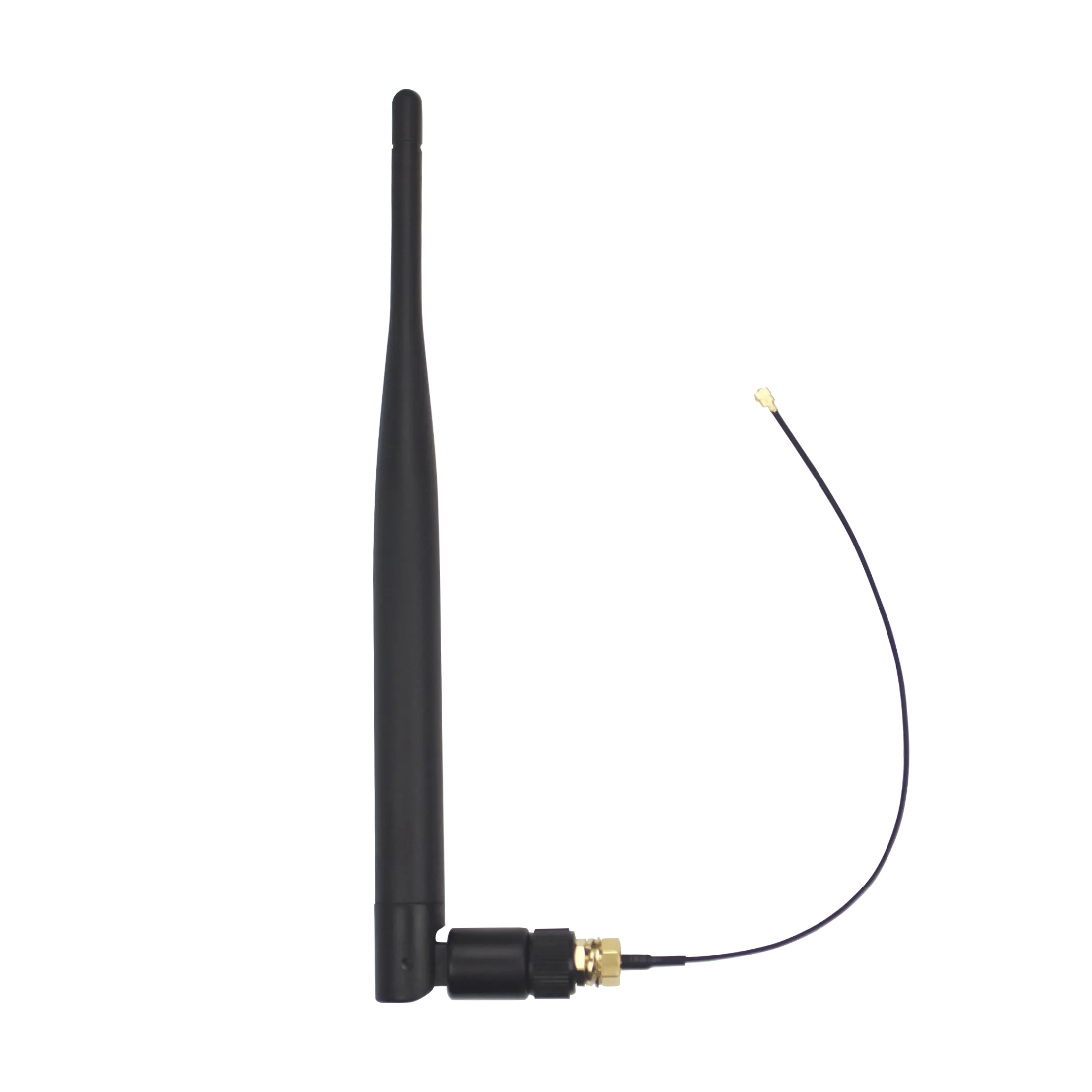 Hi-Link ad alto guadagno 6DB 2.4Ghz RP-SMA connettore Antenna WIFI nera