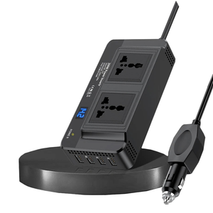 Inversor Potencia directa de fábrica 200W Entrada de enchufe universal dual 12V a salida 220V Inversor 4USB Interfaz QC3.0X2 + 5V2.4AX2 - Product Image 2