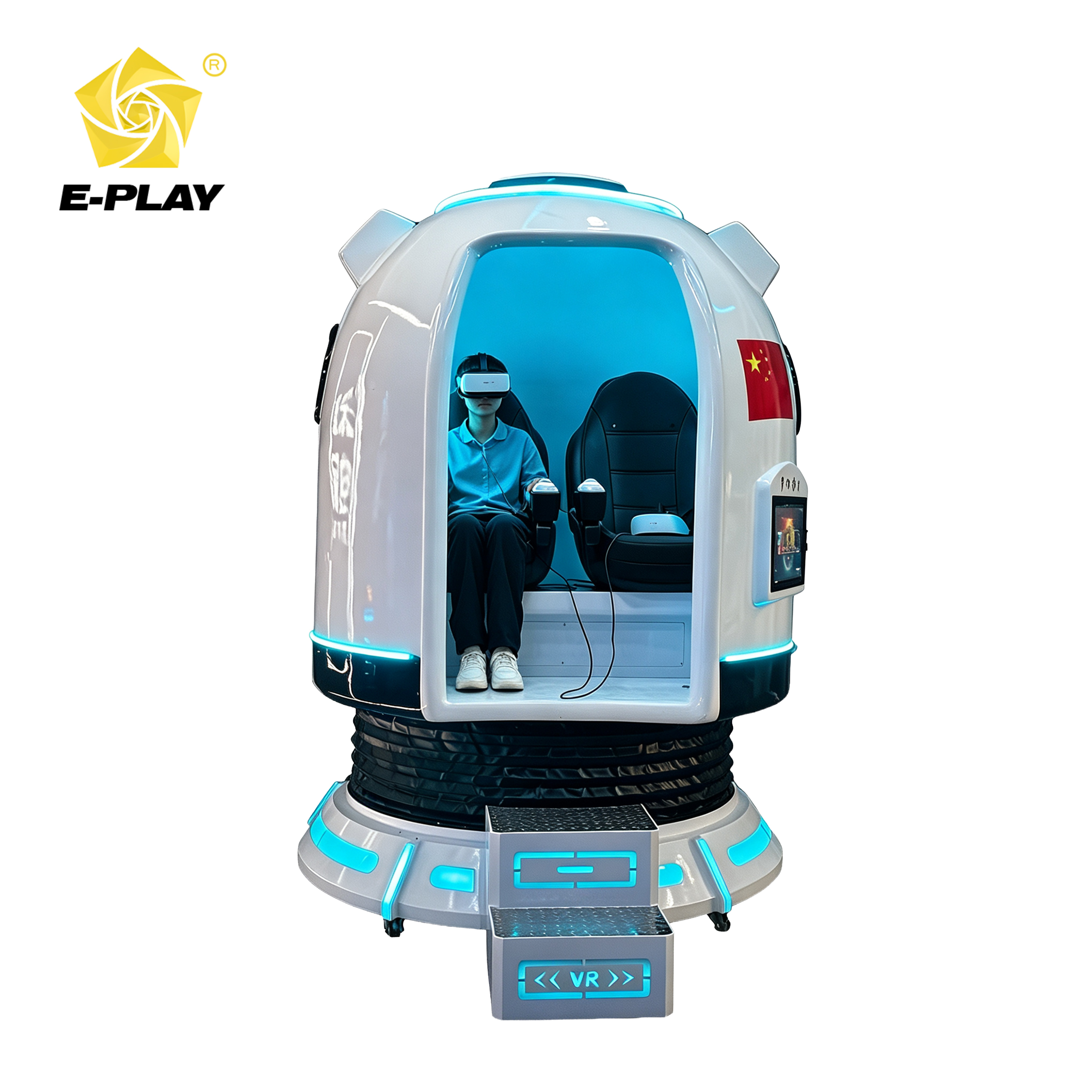 cápsula espacial blanca