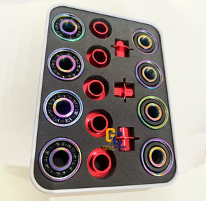 GCHI 2025新型钛轴承608或627黑色陶瓷轴承7个黑球，用于直列赛车 - Product Image 2
