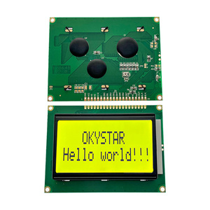 OKY4001-1 Gelb Grün 5V LCD-Bildschirm 12864 LCD-Anzeige modul 128x64 LCD - Product Image 2