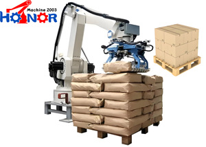 In vendita Robot Stacker/sistema di palettizzazione robotizzato automatico di carico e scarico con pinza Robot pneumatica