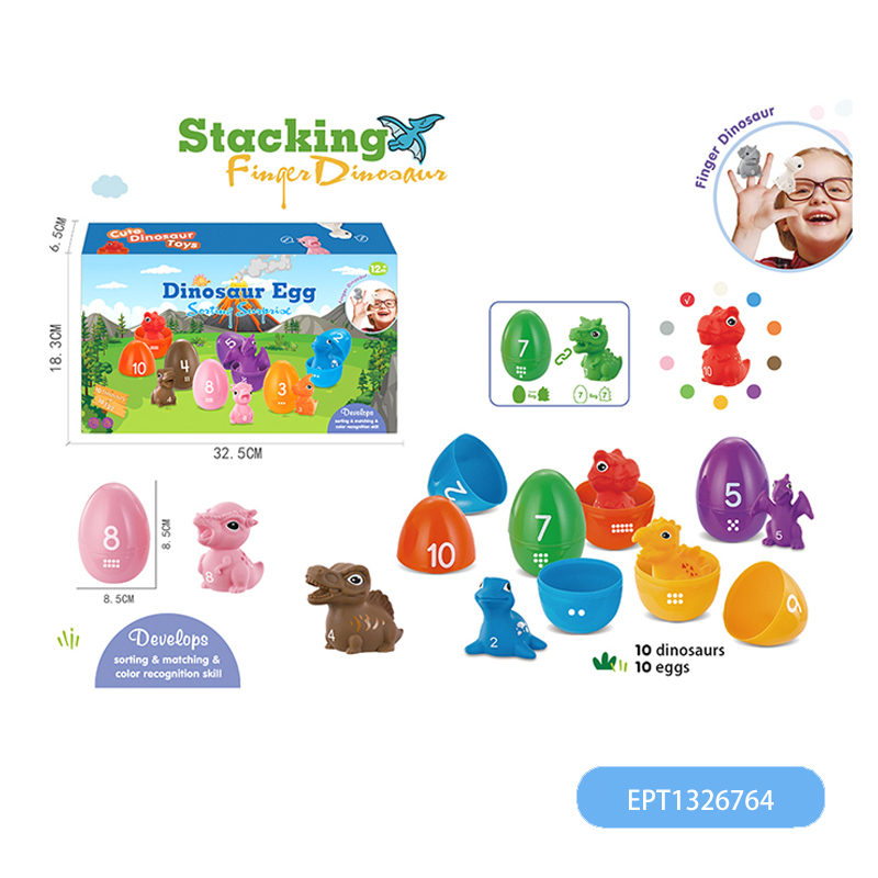 EPT1326764-Puzzle dinosaure couleur correspondant (48pcs/ctn)