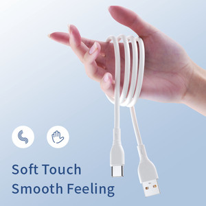 Hotriple Lowest <strong>Cost</strong> A26T Fast Charging Usb Type <strong>c</strong> Charger Data Cable 90cm White Usb to Type <strong>c</strong> Cable With Box - Product Image 5