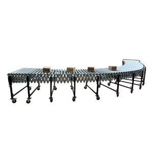 Rodillo extendido de transportador de rodillos de alimentación libre flexible para carga y descarga de cajas de servicio pesado de almacén - Product Image 3
